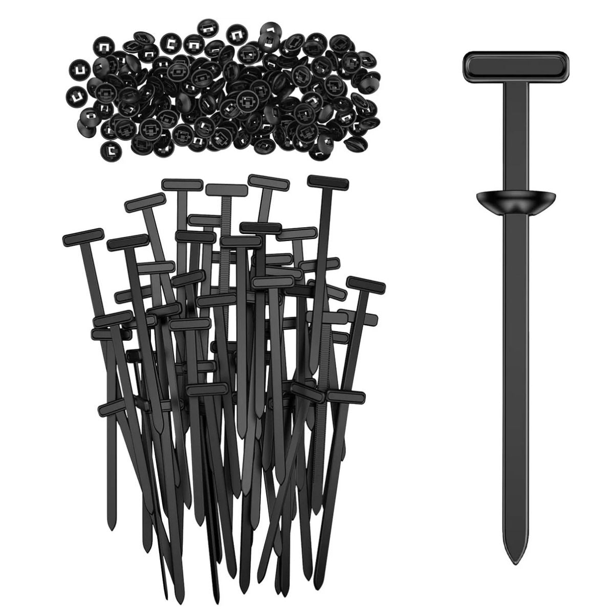 Wiederverwendbare Kabelbinder-Schnalle für Schnüre, Kabel und kleine Gegenstände