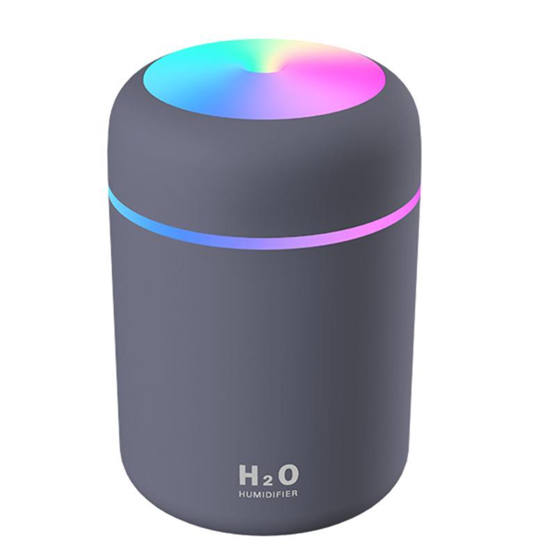 USB Cool Mist Humidifier with LED Light for Bedroom and Desk