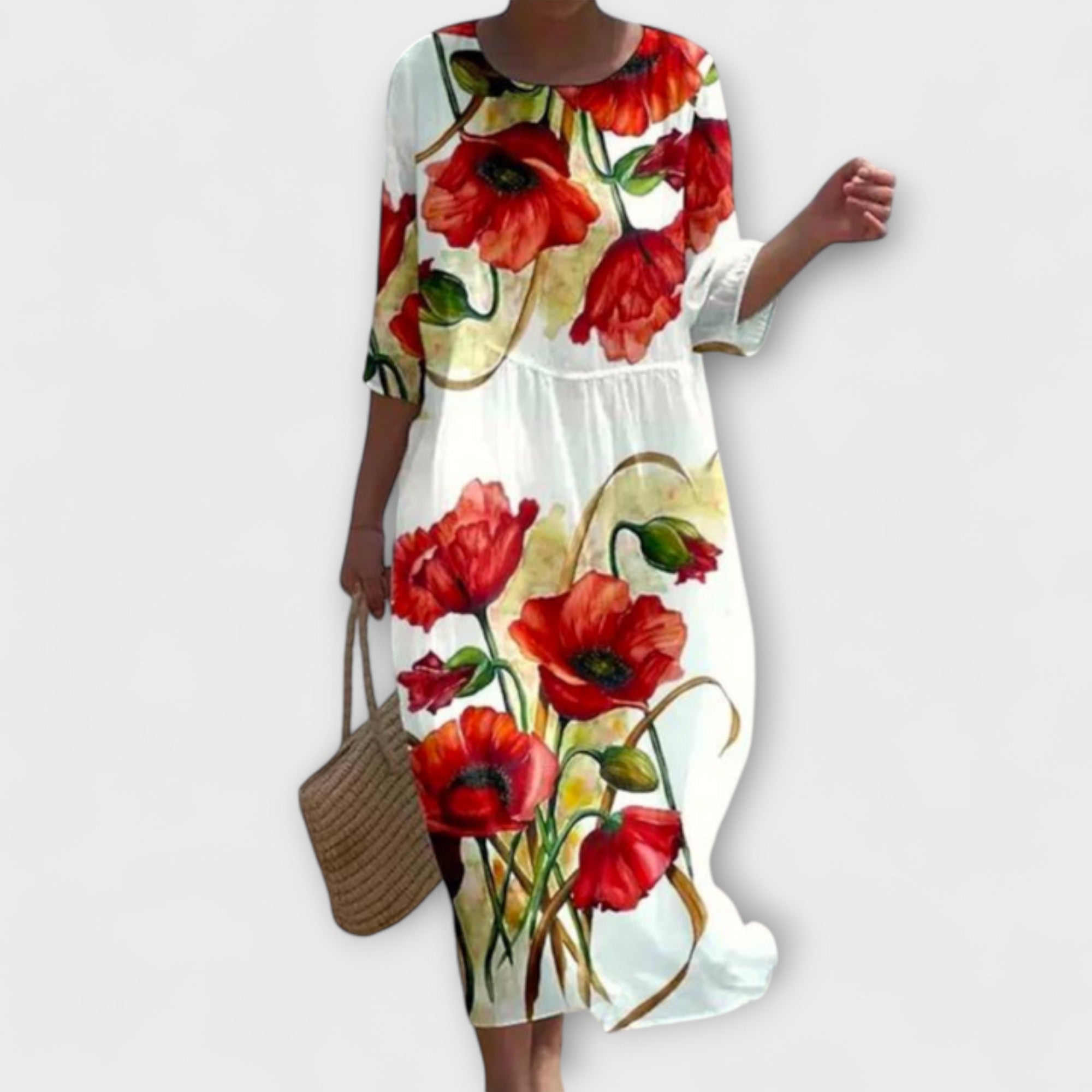 Shae - Elegant Women Floral Maxi Dress