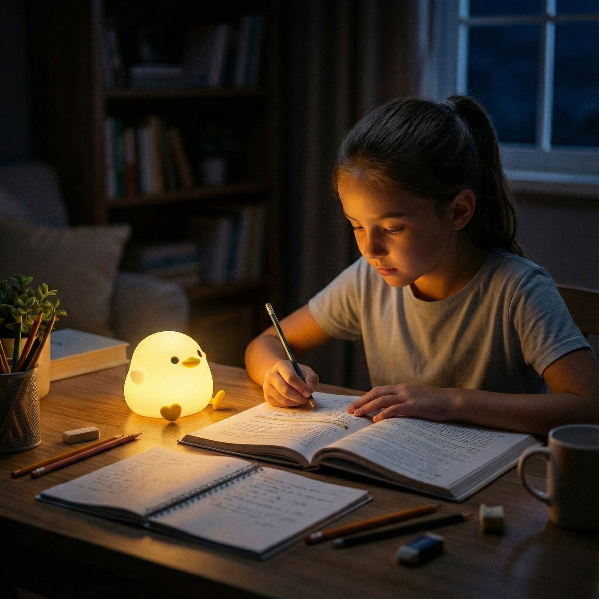 GlowNest - LED Night Light Lamp