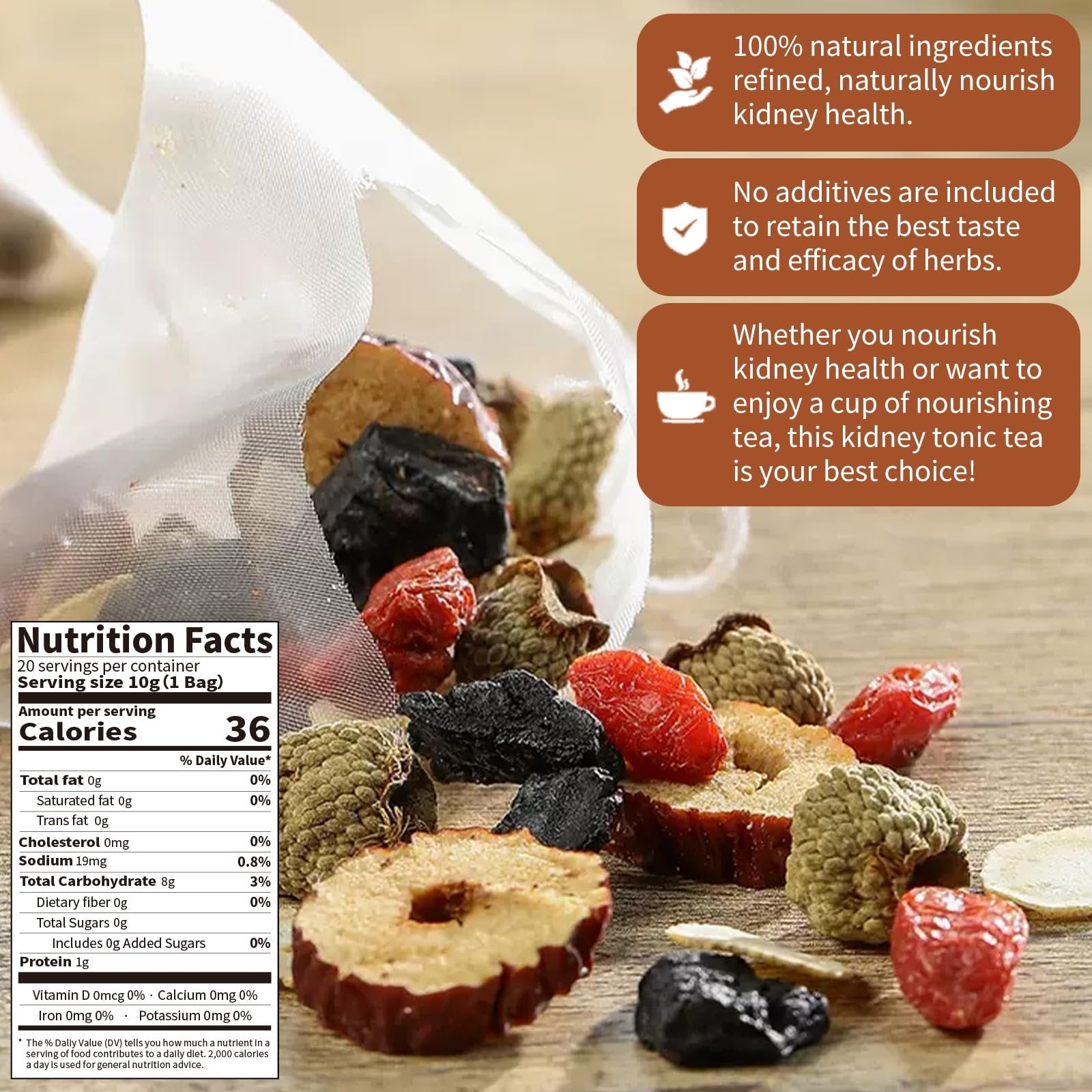 Ginseng & Mulberry Herbal Tea Blend