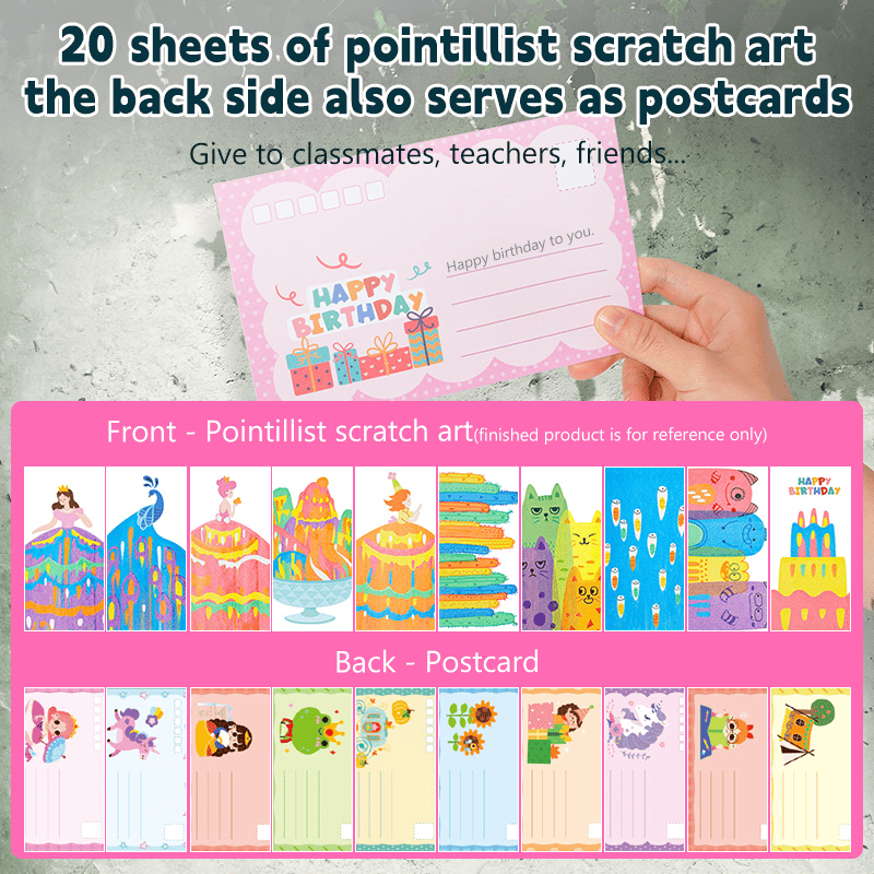 MagicScratch - Rainbow Scratch Art Kit