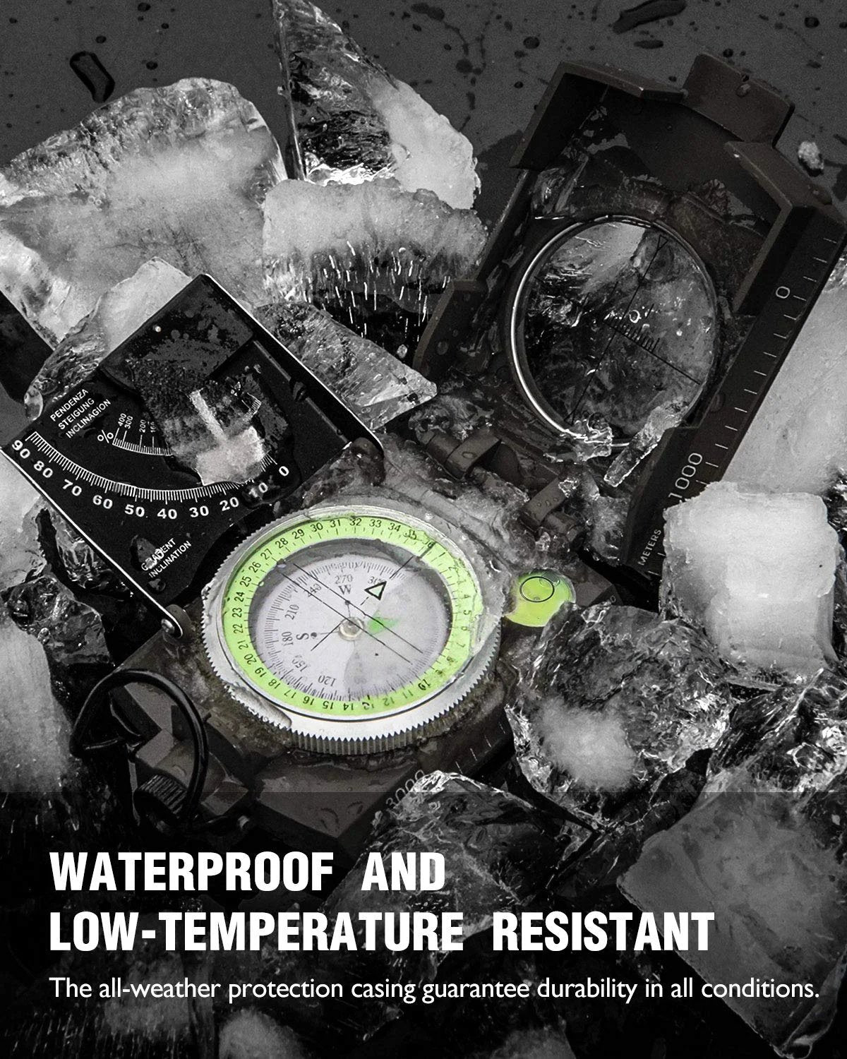 Multifunctional Lensatic Compass with Sighting & Inclinometer