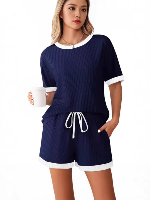 Γυναικείο σετ loungewear 2 τεμαχίων με σορτς