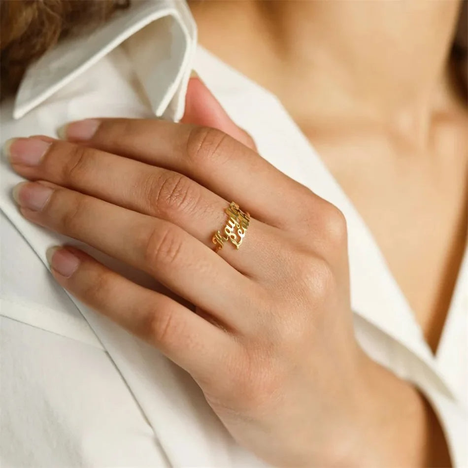 Script Name Ring – Minimal Personalized Jewelry for Everyday Wear