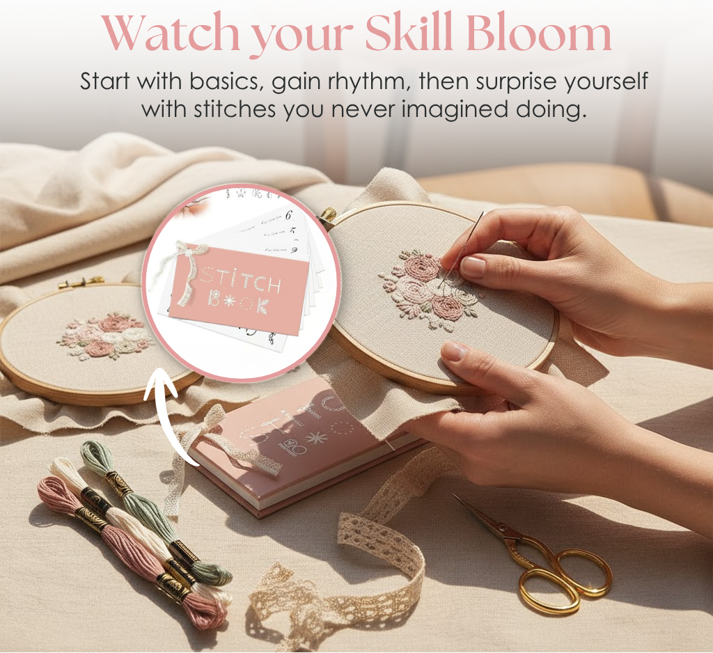 Beginner Stitching Learning Kit for Hands-On Sewing Practice