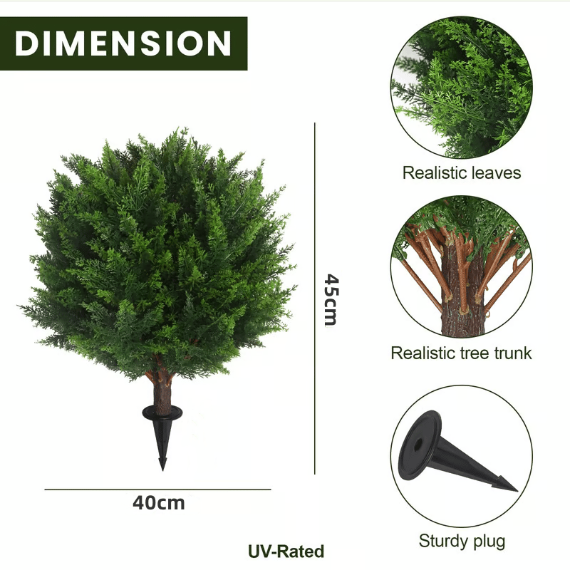 EverGreen Cedar Tree – Decorative Potted Faux Plant