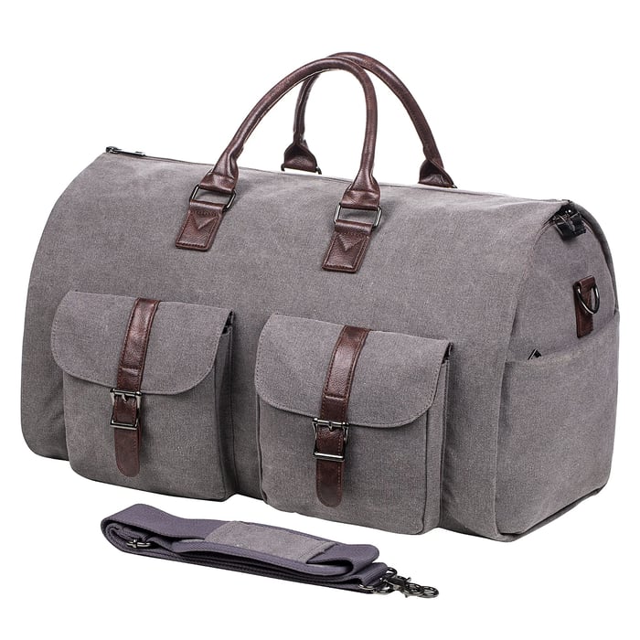 DualCarry - Borsa da viaggio convertibile porta abiti e borsone