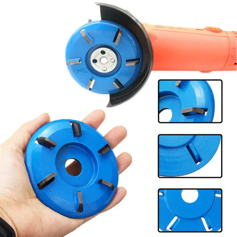 WoodShaper - 6-Teeth Wood Carving Disc – Angle Grinder
