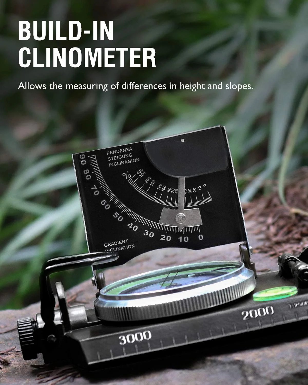 Multifunctional Lensatic Compass with Sighting & Inclinometer