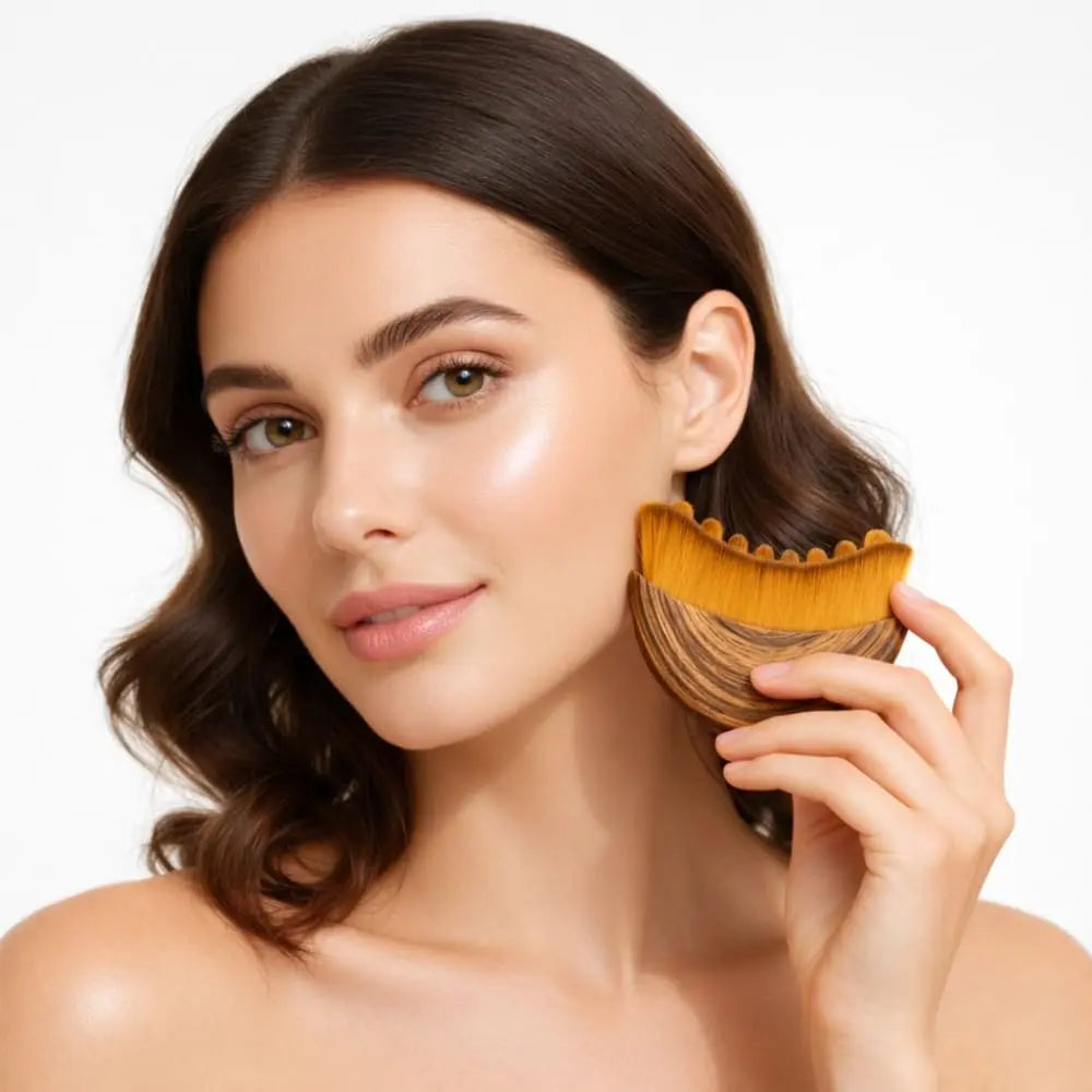 RadiantLuxe — Facial Massage Brush for Skincare Cleansing and Beauty Care