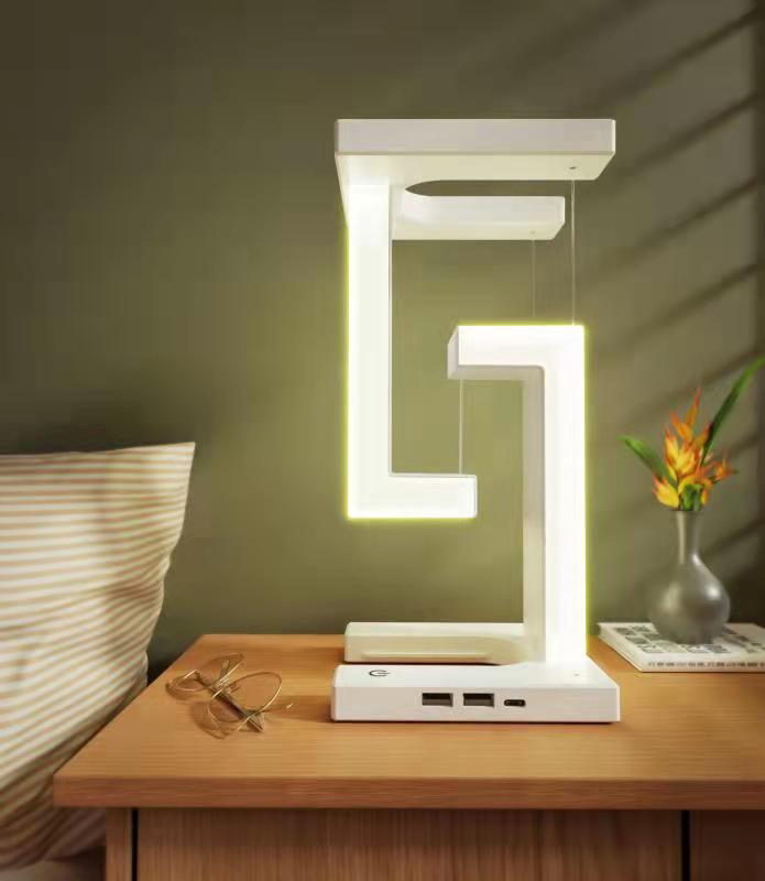 LED Desk Lamp with Wireless Charging for Home and Office