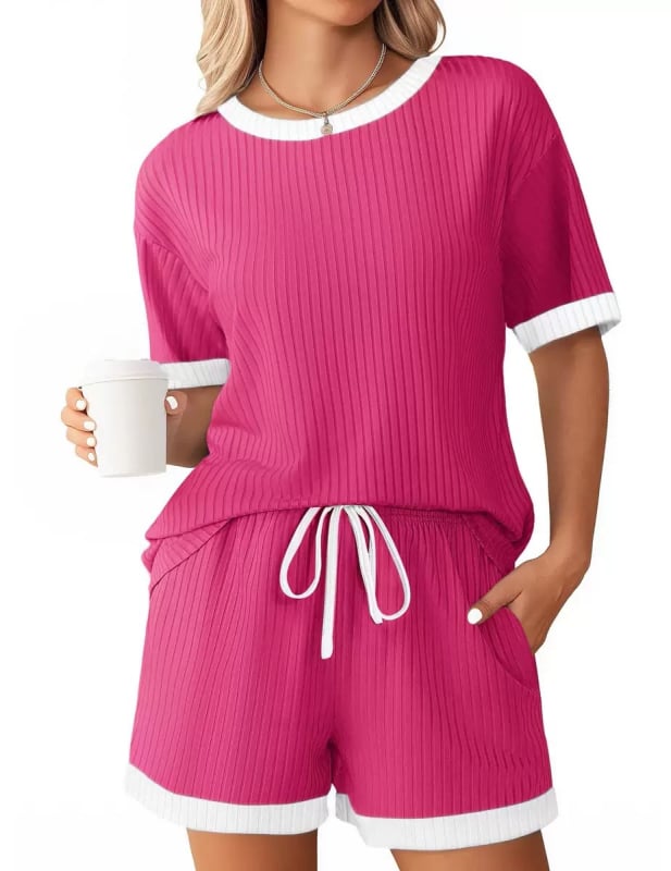 Γυναικείο σετ loungewear 2 τεμαχίων με σορτς
