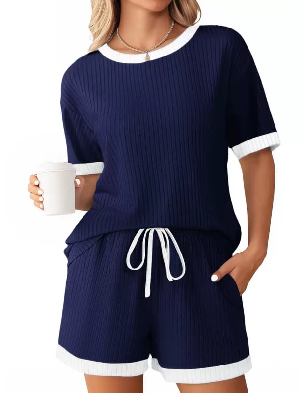 Γυναικείο σετ loungewear 2 τεμαχίων με σορτς