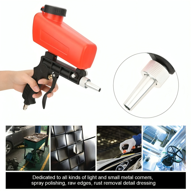 PowerJet Sandblasting Gun – Precision Abrasive Cleaning Tool