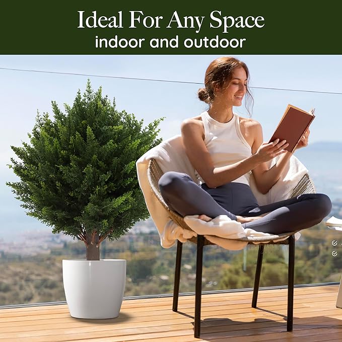 EverGreen Cedar Tree – Decorative Potted Faux Plant