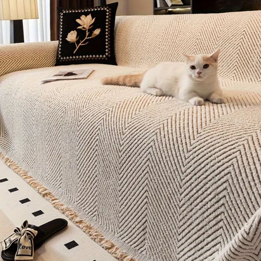 LumiWeave - Herringbone Sofa Cover