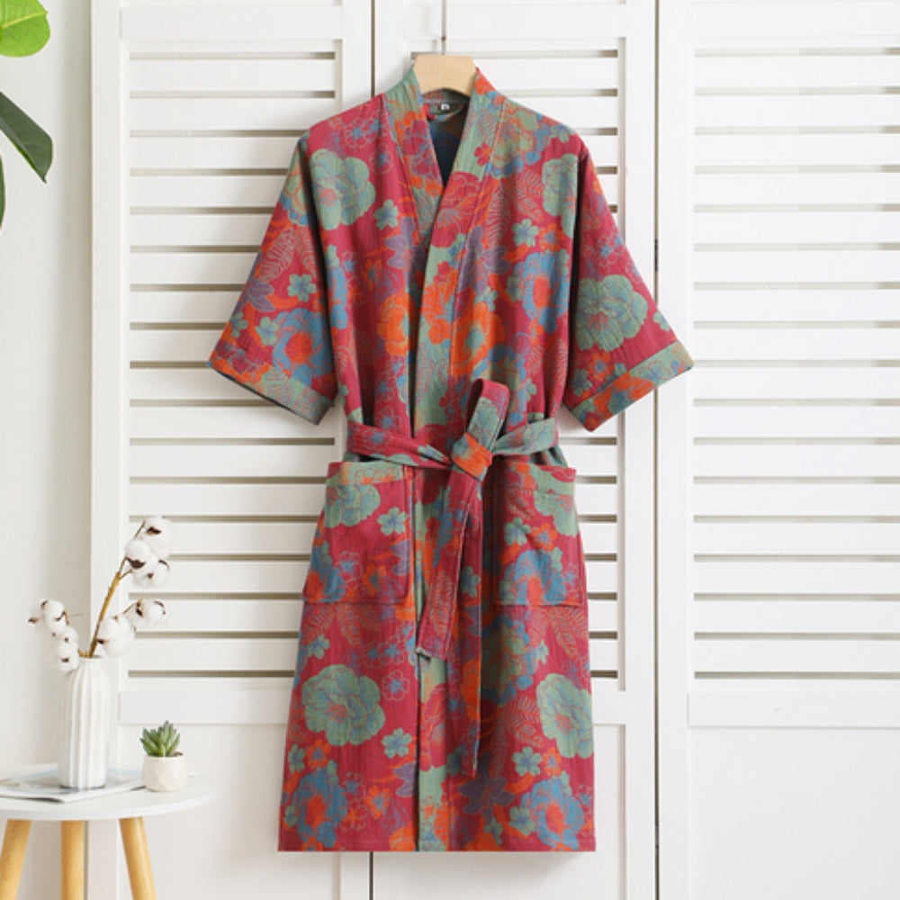 Rosewood Charm - Cotton Robe