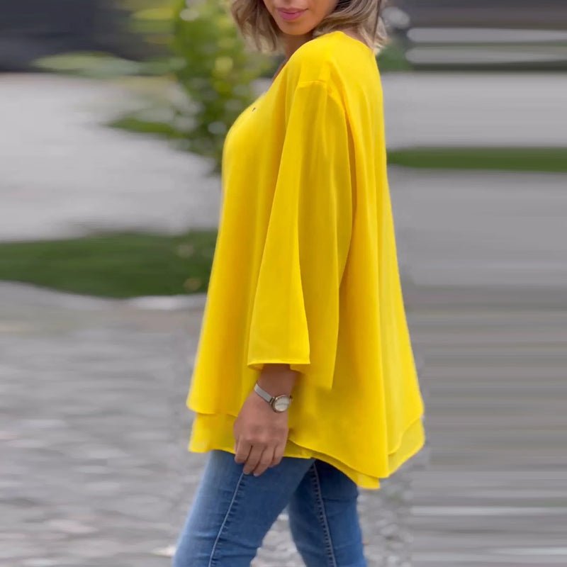 Penny - šifonová halenka na zip