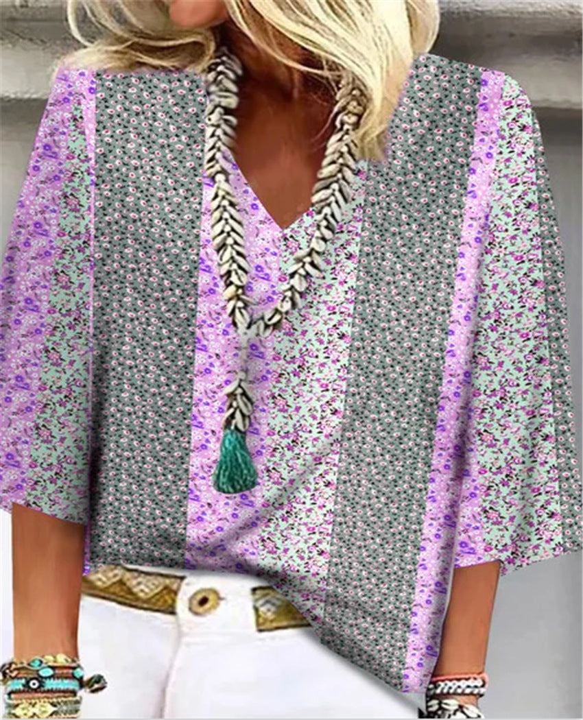 Ayla - Blusa floreale