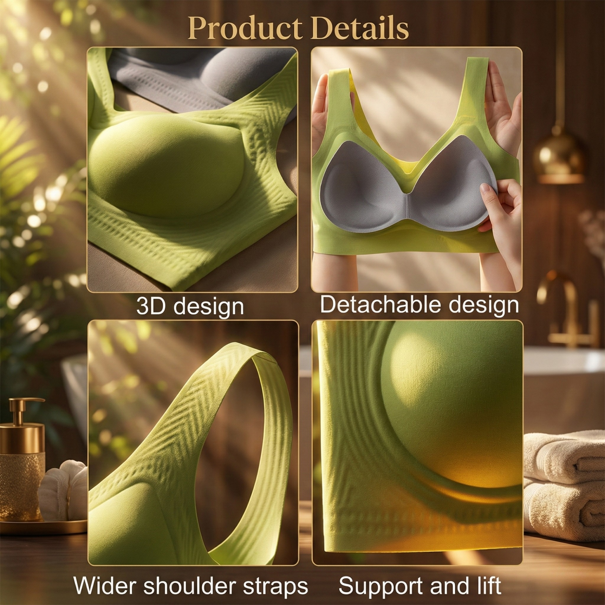 Seamless Wireless Bra – All-Day Comfort with a Smooth, Natural Fit