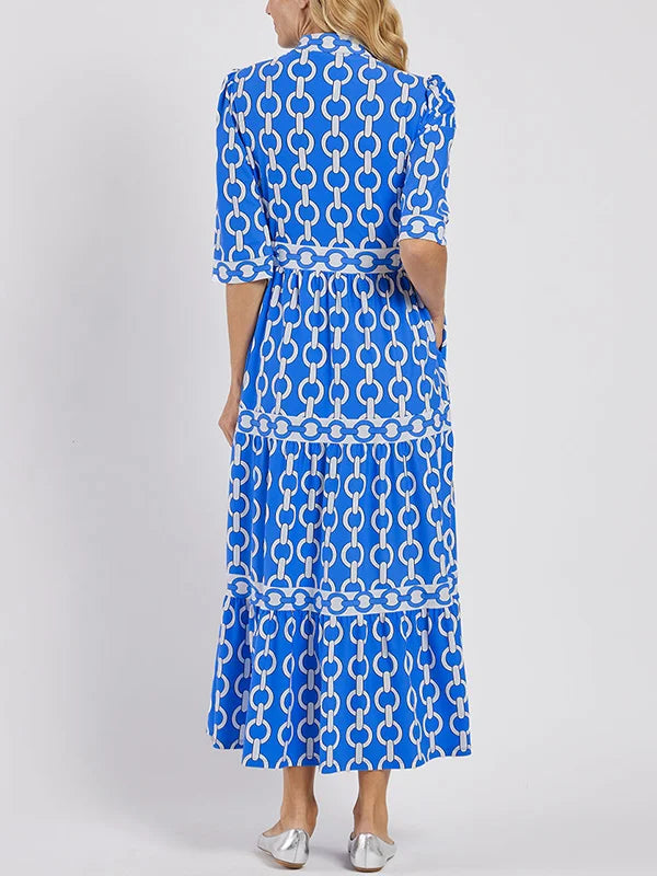 Alyana - Abito midi da donna con dettaglio a catena