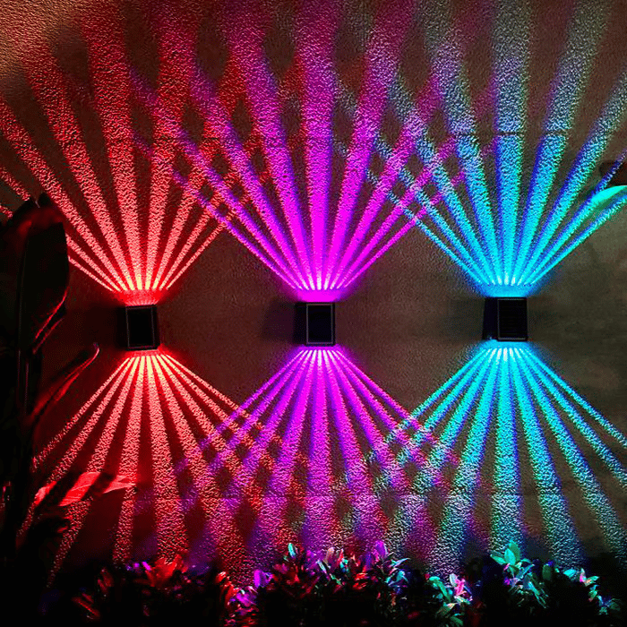 Solar Up & Down Outdoor Wall Lights