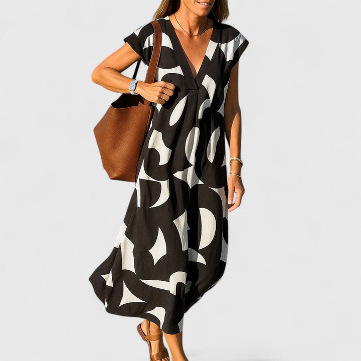 Lysandra - Sofisticato abito maxi da donna