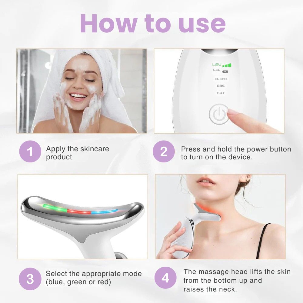 MaxReju - Facial & Neck Massage Device