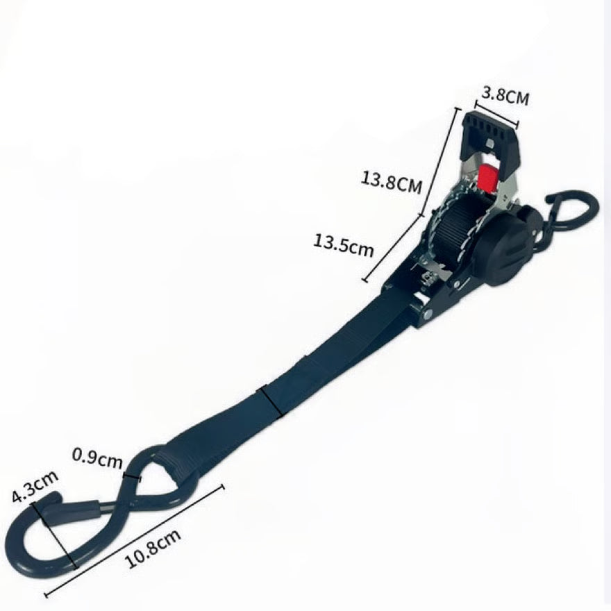 StrapForce — Retractable Ratchet Tie Down Strap for Cargo and Equipment Transport