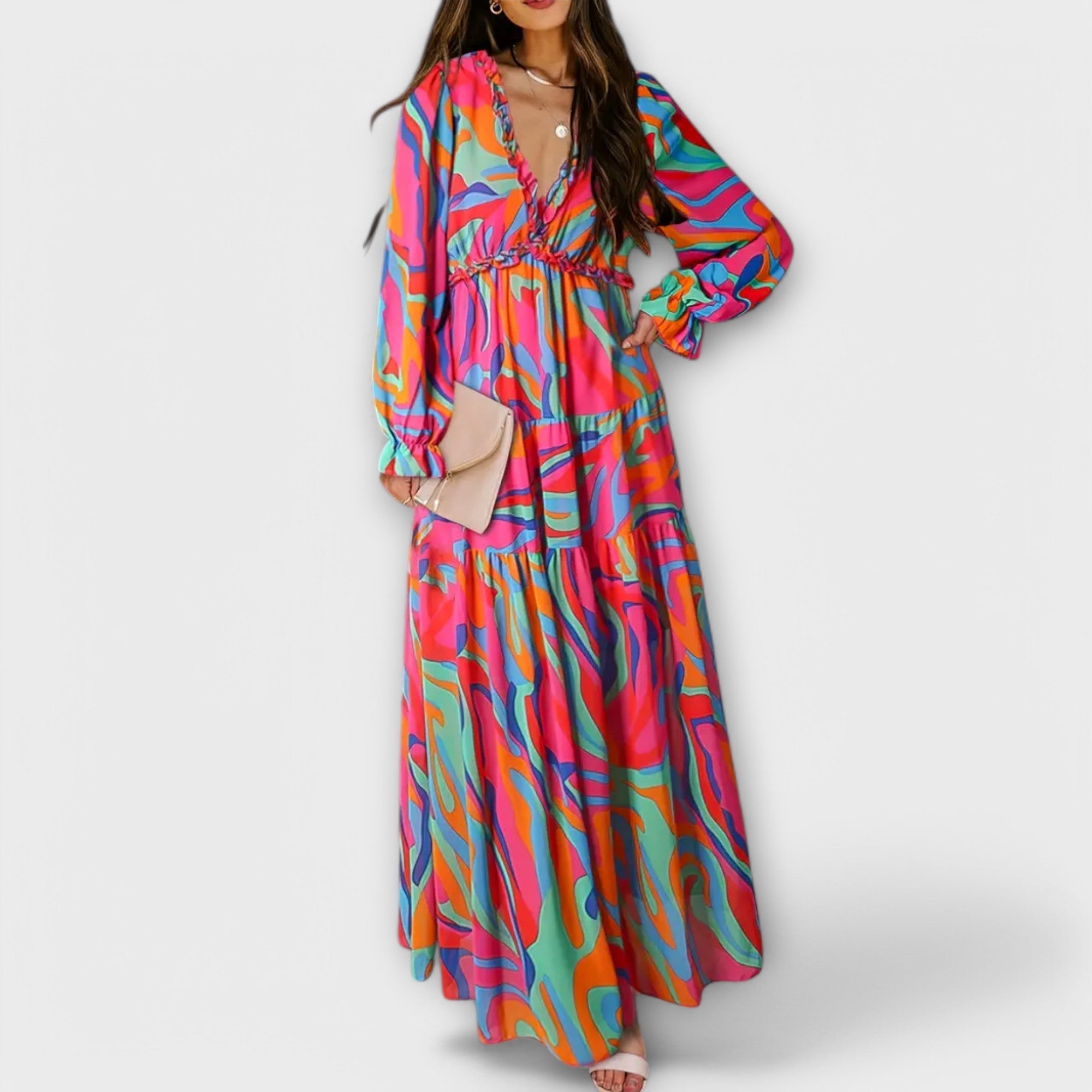 Ynah - Women Elegant Maxi Dress