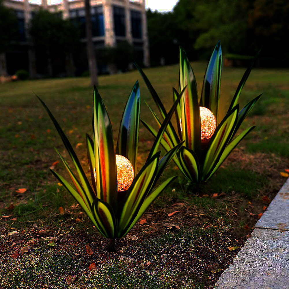 AgaveAura – dekorativní agáve, LED doplňková lampa