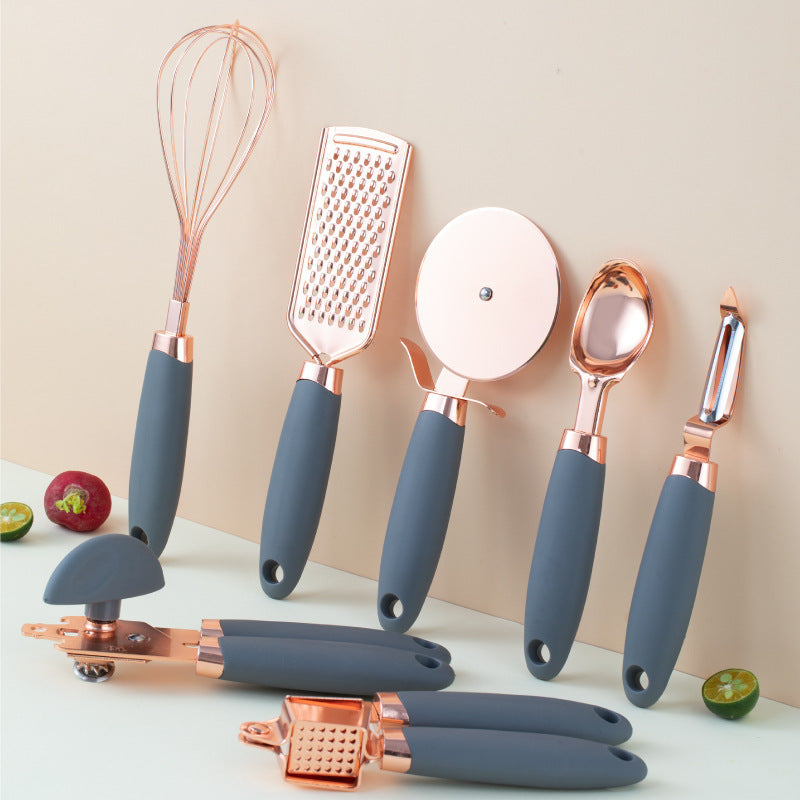 Kitchen Utensil Set with Essential Cooking and Food Prep Tools