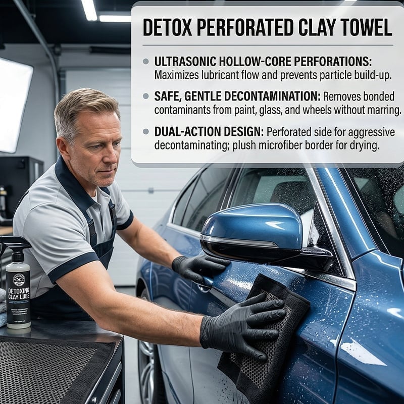 LumeGloss - Synthetic Clay Towel for Car Detailing & Surface Prep