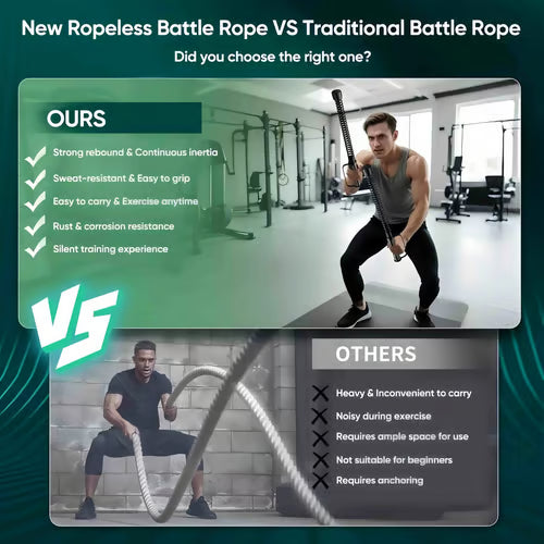FlameStrike - Weighted Training Ropes