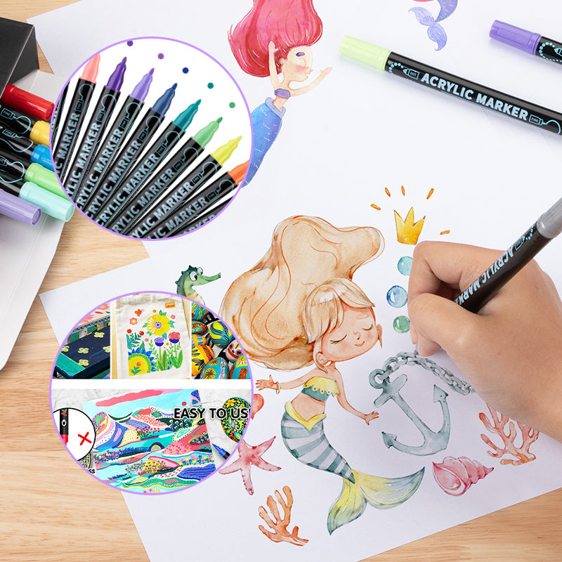 ColorCraft - Acrylic Paint Marker Set