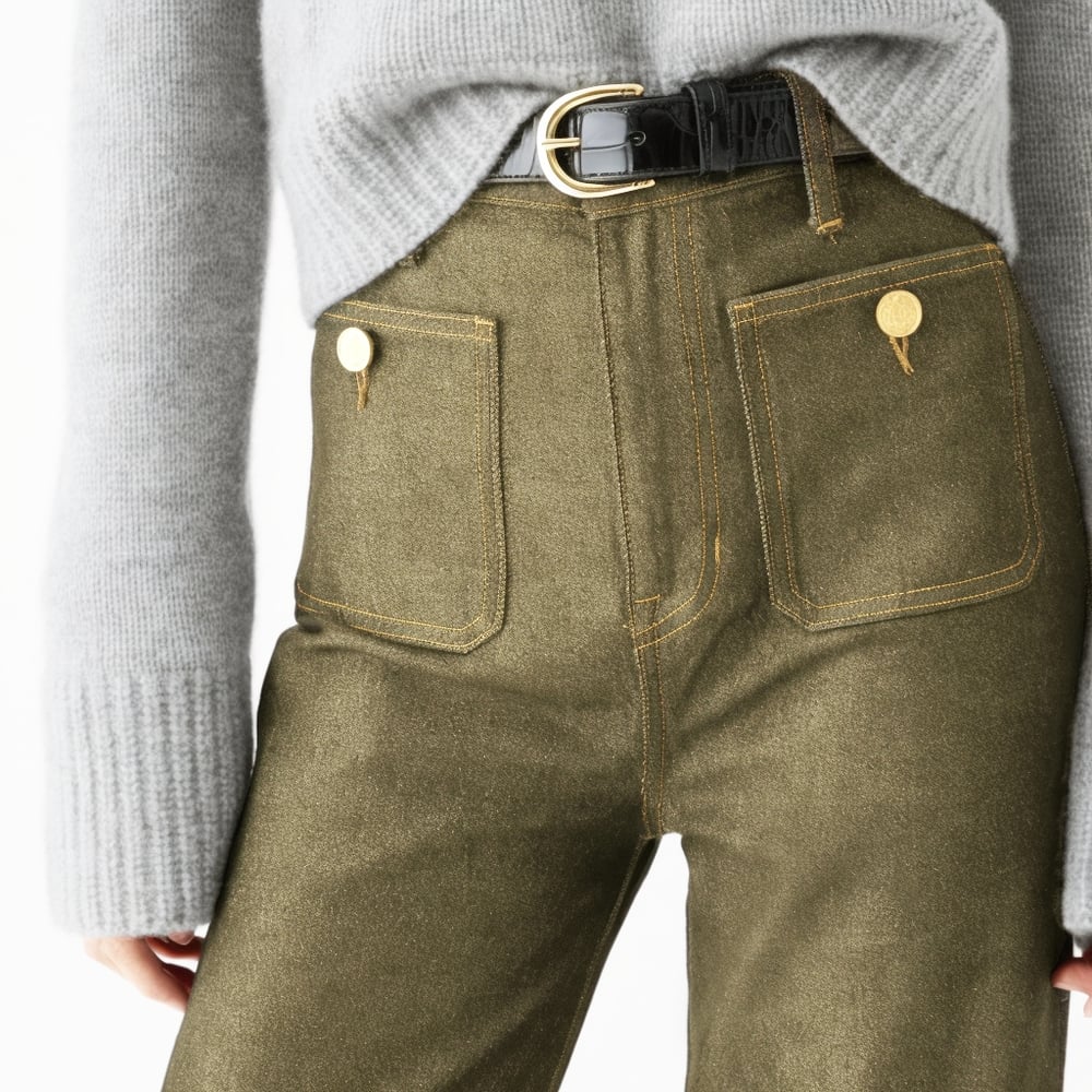 Riviera Trousers – Základní rovné kalhoty s vysokým pasem