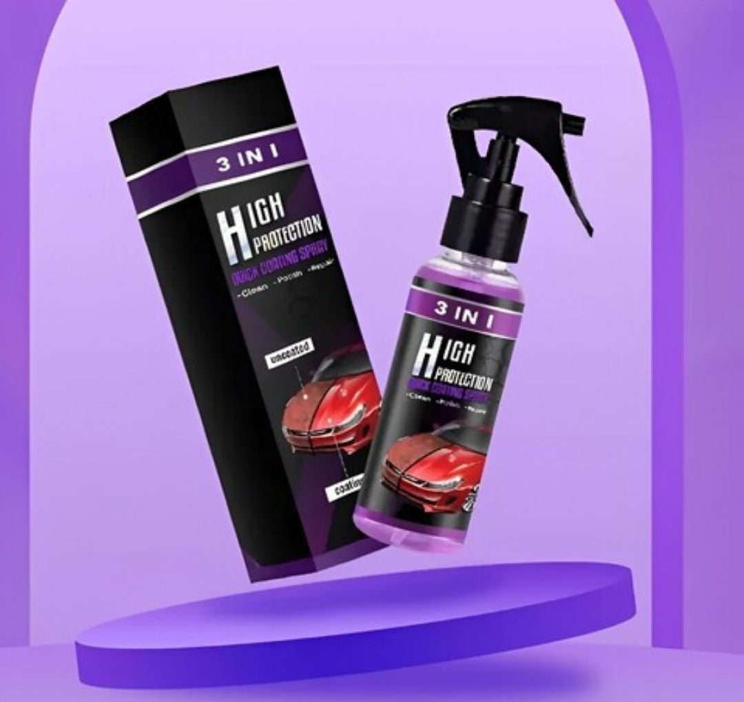 3-in-1 CarSpray – Sprej 3 v 1 na čištění exteriéru auta, lesk a ochranu