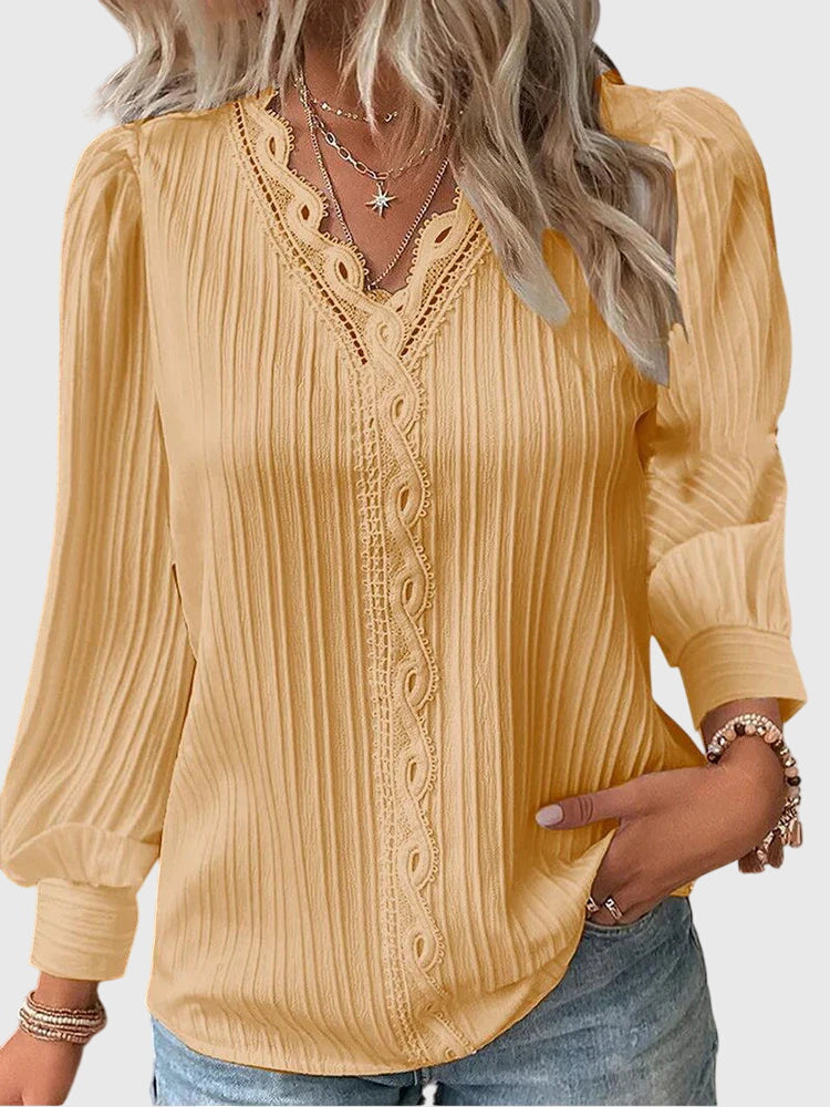 Natalie - Blusa elegante stile pullover