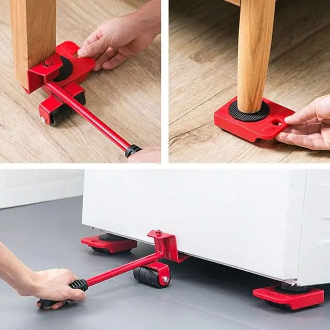 MoveEase - Set sollevatore e pattini scorrevoli per mobili