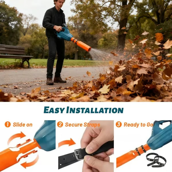 AirBoost Pro - Universal Leaf Blower Concentrator Nozzle