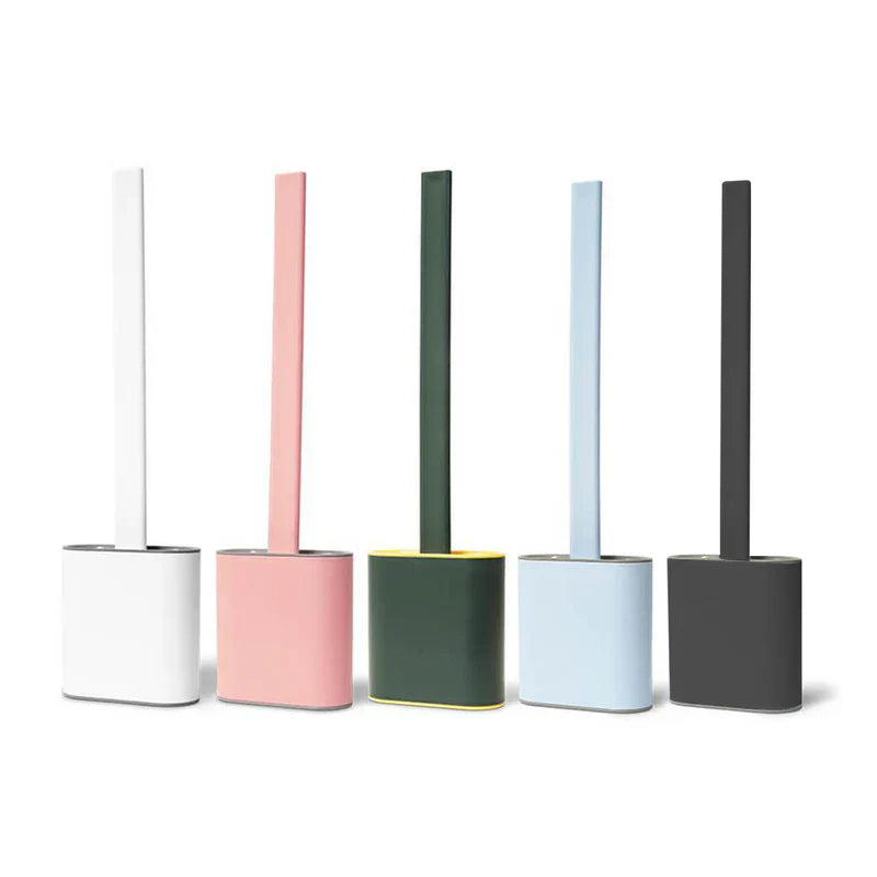 Silicone Toilet Brush Set