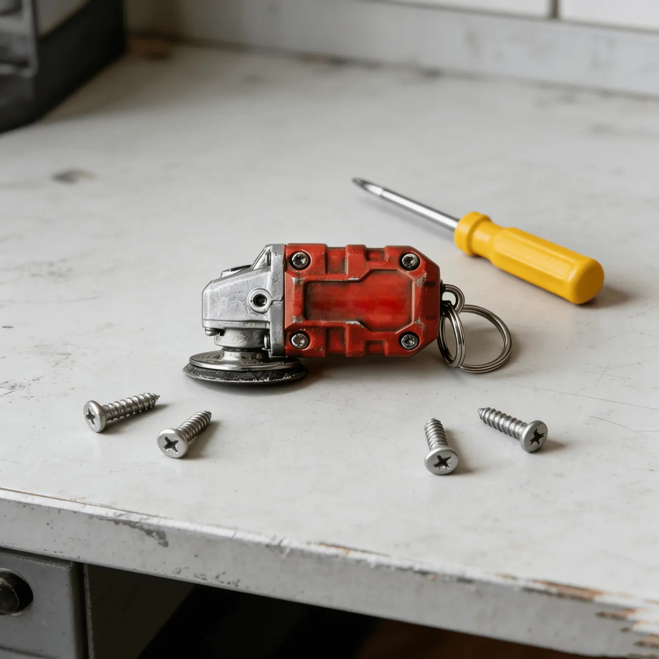 TitanGrind - Mini Rotary Grinder Keychain Tool for DIY