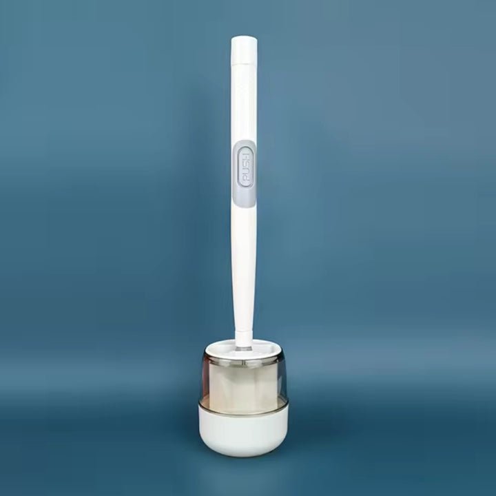 FlushMaster Pro — Toiletbørste i silikone med vægmonteret holder