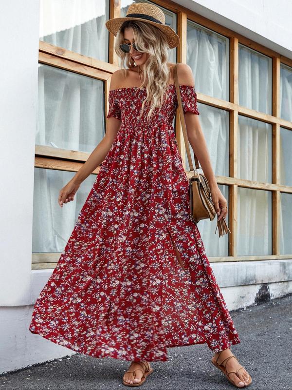Amelise - Vintage sommerkjole med flæser i afslappet stil