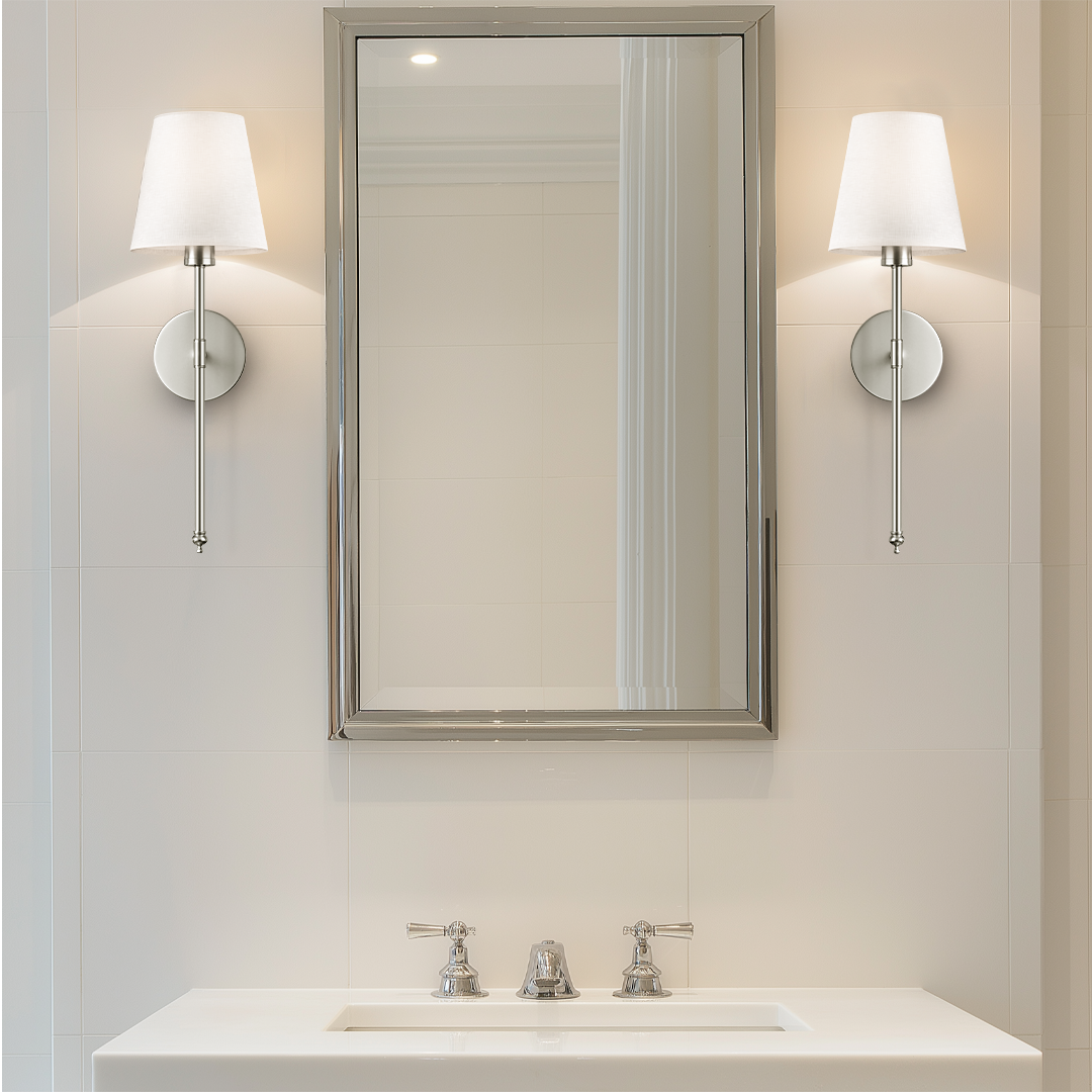 LuxeGlow – Bezdrátová nástěnná lampa (sconce)