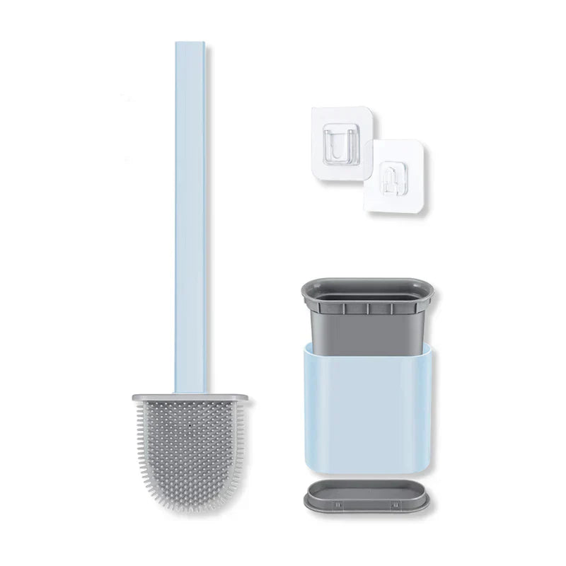 Silicone Toilet Brush Set