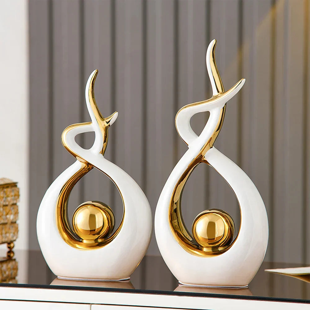 LuxeForm - Abstract Ceramic Sculpture