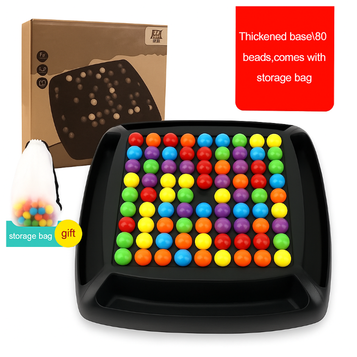 Rainbow Ball Logic Puzzle Board Game for Kids & Adults