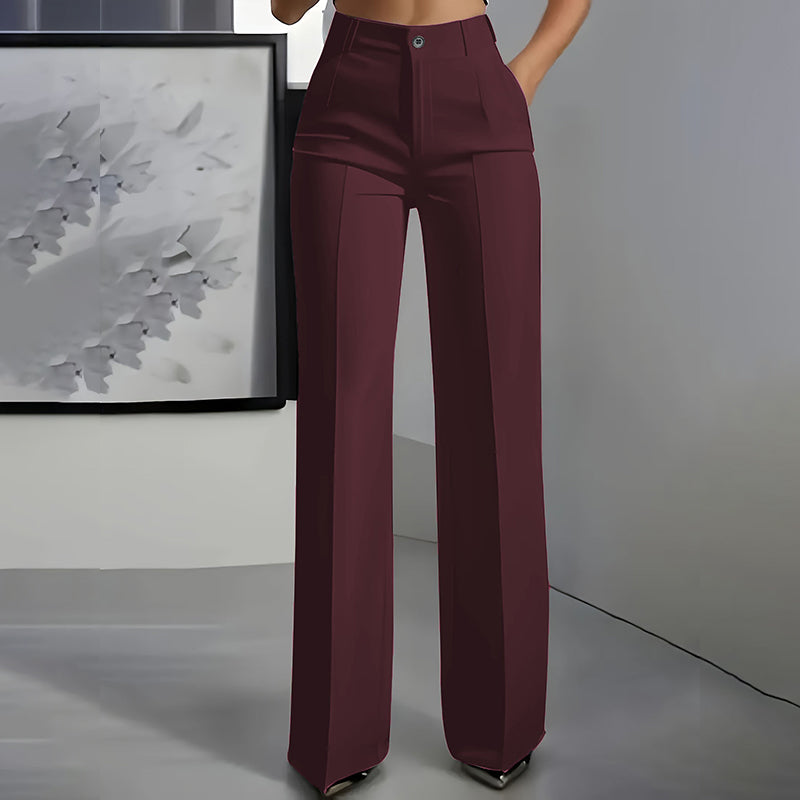 Elysia Palazzo-Hose mit weitem Bein | Hoch geschnitten, knitterarm, für Damen